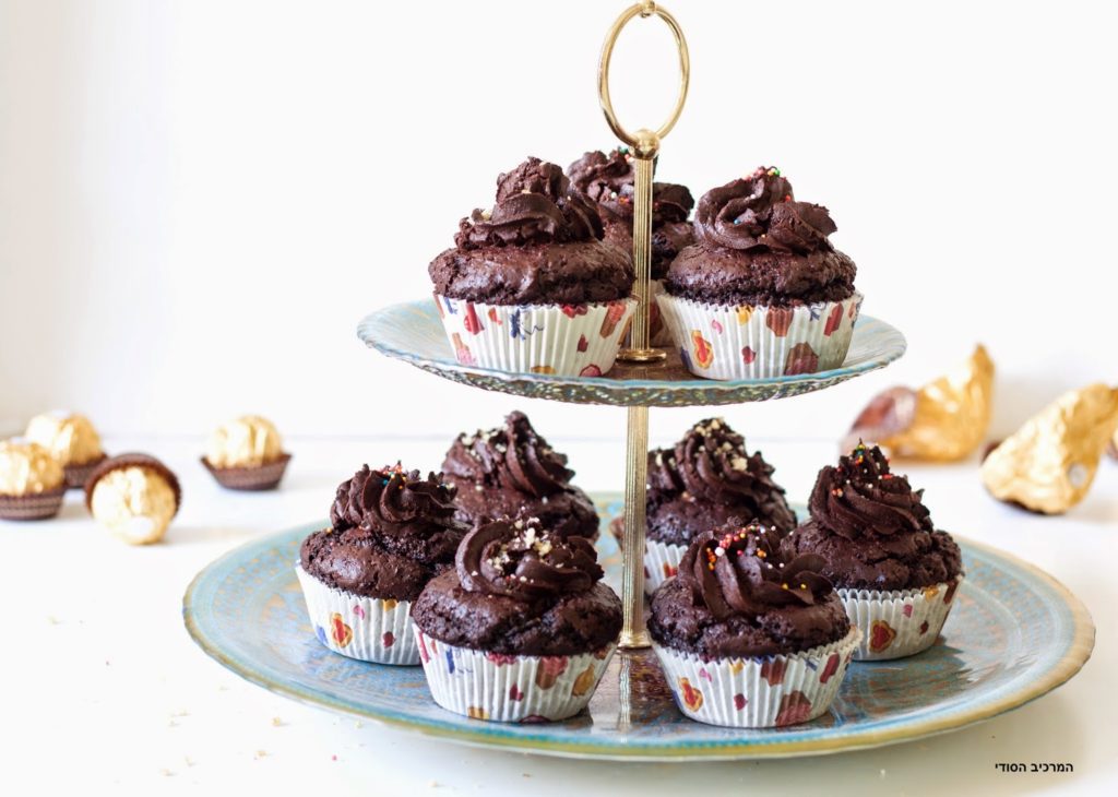 קאפקייקס שוקולד ופררו רושה