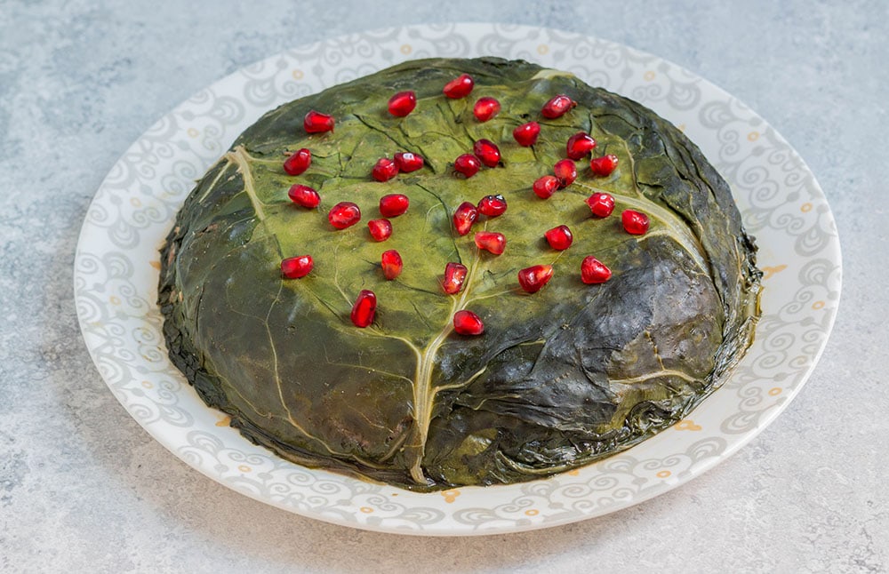 מאפה מנגולד טבעוני ללא גלוטן במילוי עדשים ופטריות