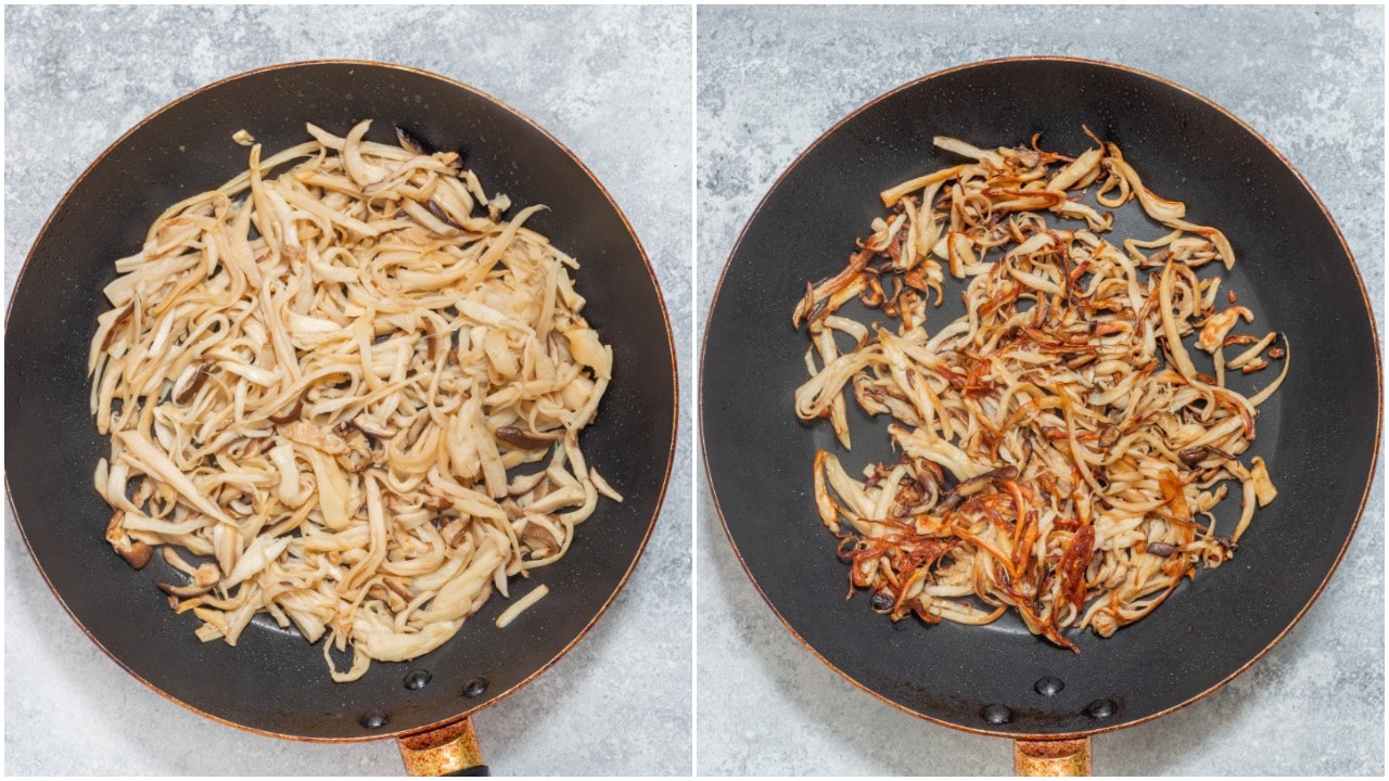 שווארמה טבעונית מפטריות