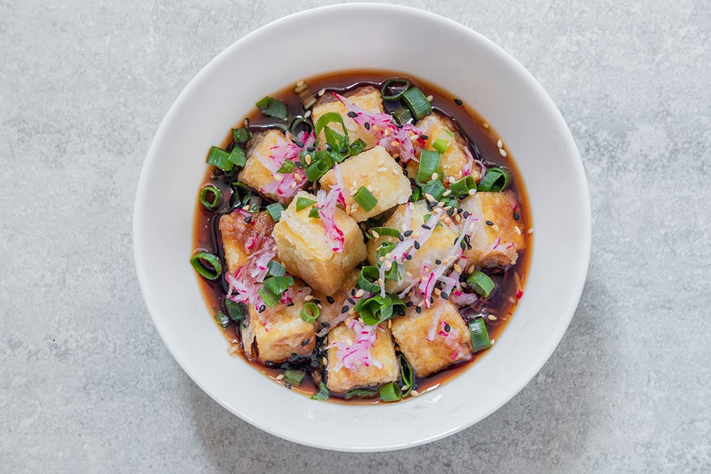 אגדאשי טופו טבעוני